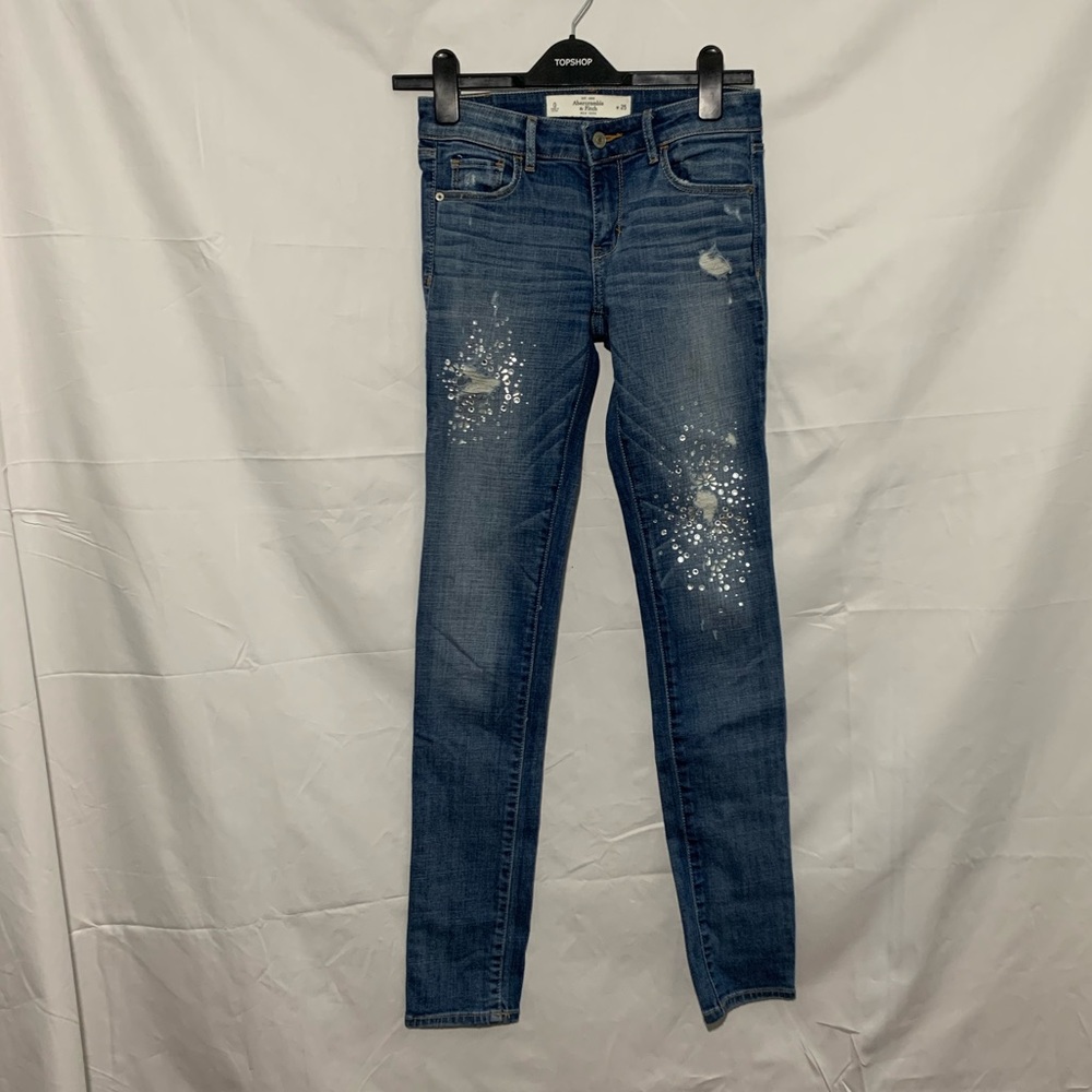 Abercrombie & Fitch Jeans with beads Size 25/0